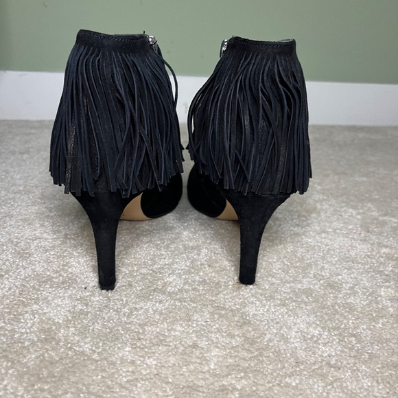 Sam Edelman Black Suede Ankle Bootie, Size 6 - Picture 4 of 8